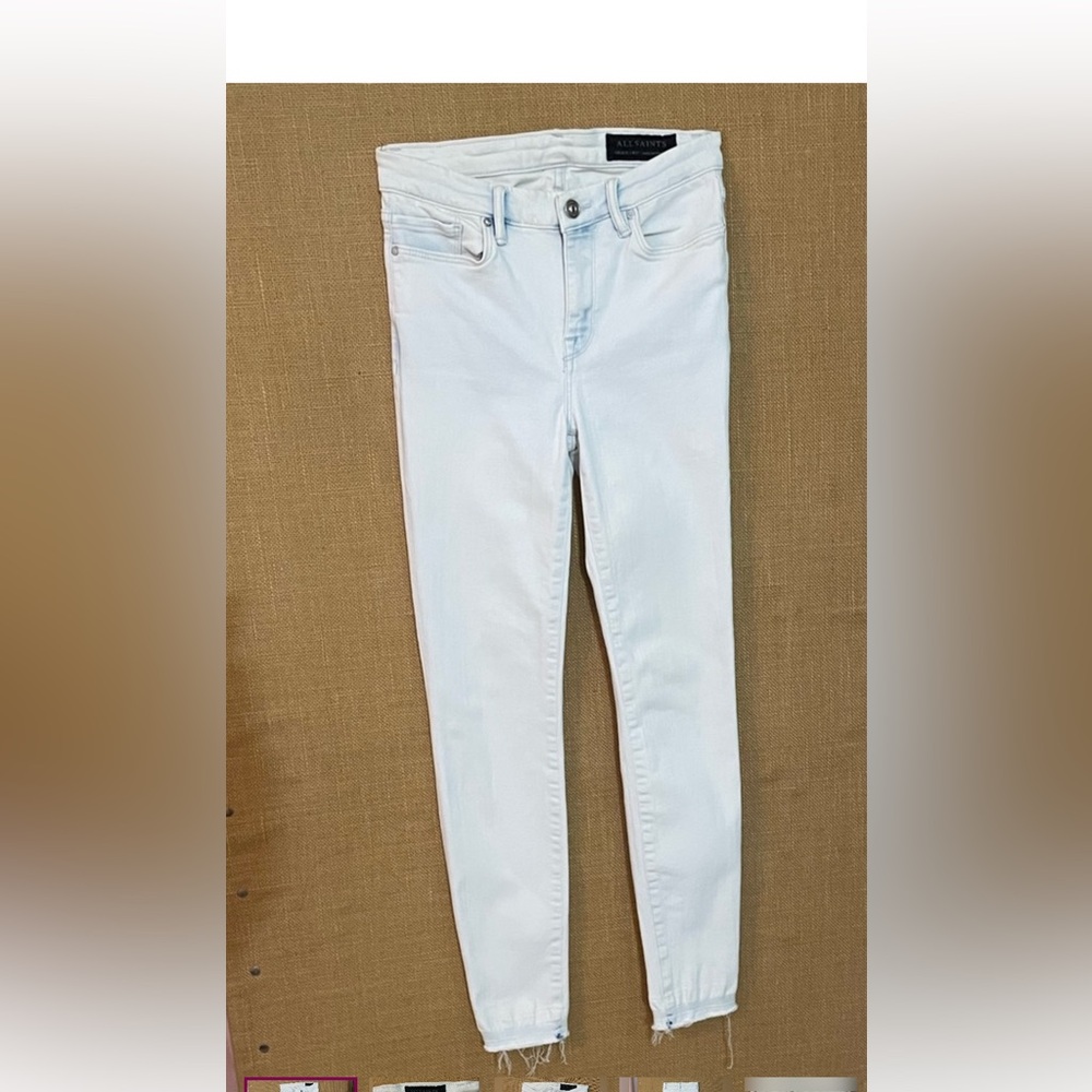 AllSaints Gracia Soft Blue Jeans
